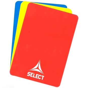 Карточки арбитра SELECT Referee cards v24 (003) красный/желто/синий 749092