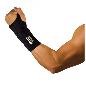 Напульсник SELECT 6701 Wrist support left (228) черный/зеленый, XS/S 567010