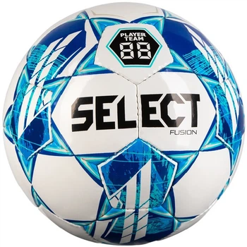 Мяч футбольный SELECT Fusion размер 5 v23 FIFA Basic (962) бел/синий