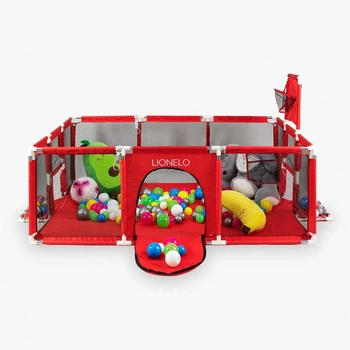 Манеж-игровая площадка для детей Lionelo Red