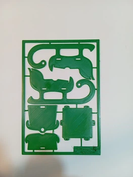 Сборная Святковая Открытка Сани Санты Christmas Card Kit Белый 10 См 3Д Печать