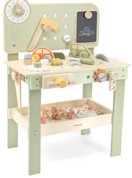 Drewniany stół warsztatowy z narzędziami Viga Toys PolarB (6971608440656)