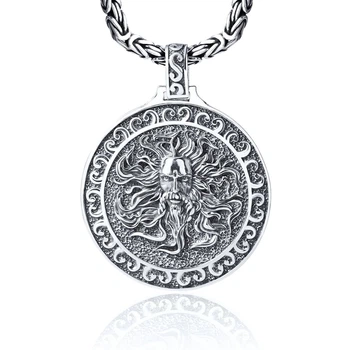 Серебряный кулон Посейдон (7386)
