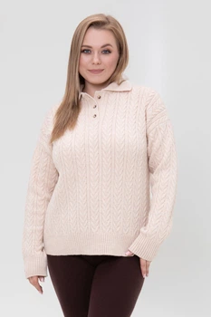 Джемпер SEWEL J1021 50-52 XL Молочный
