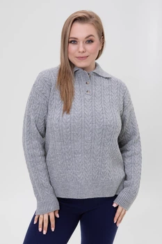 Джемпер SEWEL J1021 50-52 XL Серый
