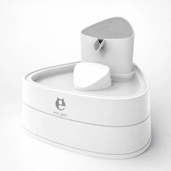 Питний фонтан для котів і собак Els Pet 3L з LED-підсвіткою та плавним регулюванням потоку