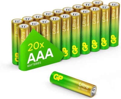 Батарейка LR3 GP Ultra G-Tech Alkaline щелочная ААA- 20 ШТУК