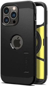 Чехол противоударный Spigen Tough Armor MagSafe для Iphone 14 Pro (6.1") Black с подставкой MagFit ACS04985