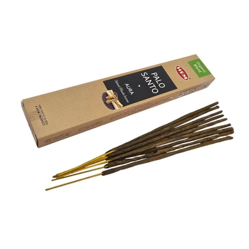 Пыльцевые благовония - Palo Santo Aura Natural Masala Incense, Масала HEM (Пало санто и аура)