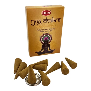 Арома-конусы - Yog Chakra Masala Big Cones, Масала HEM (Йог Чакра)
