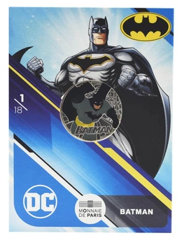 Монета Франция 10 евро 2025 Серебро UNC Комиксы DC - 1\18 - Batman - Бэтмен
