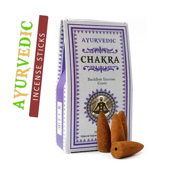 Ayurvedic back flow Chakra ароматические конусы жидкий дым чакра Сухая масала