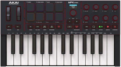 MIDI клавиатура Akai MPK Mini 4 Black