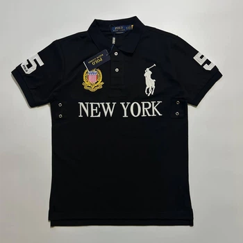 Футболка чоловіча Polo Ralph Lauren New York чорного кольору