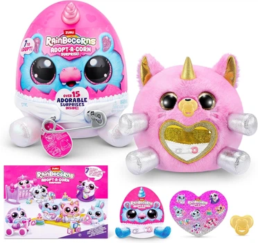 М'яка іграшка-сюрприз Rainbocorns Adopt-A-Corn Surprise ZURU кошеня! (92105)