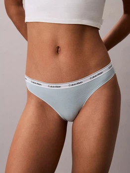 Трусики бикини женские хлопковые Calvin Klein QD5044-RLX M Голубые (014056424574)
