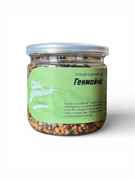 Зеленый чай Генмайча Tea Genius by OSMANTUS с обжаренным рисом, 60 г (листовой, Япония)