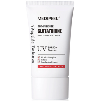 Тонизирующий солнцезащитный крем с глутатионом Medi-Peel Bio-Intense Glutathione Mela Toning Sun Cream SPF 50+ PA++++ 50 ml