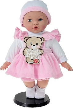 Лялька Adar в рожевому вбранні «рожевий ведмедик» говорить і співає польською мовою 45 см 60353 (5901271603530)