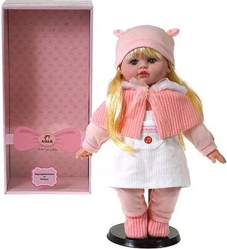 Lalka bobas Adar w zimowym stroju mówi i śpiewa po polsku 40 cm 52622 (5901271526228)