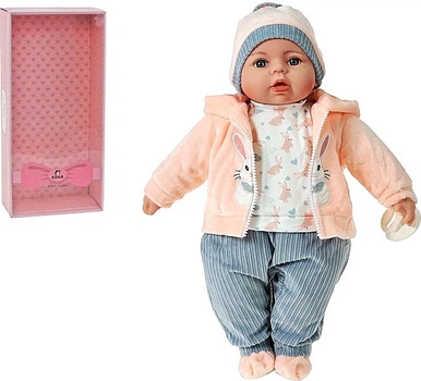 Lalka bobas Adar w kurteczce "króliczek" mówi i śpiewa po polsku 61543 (5901271615434)