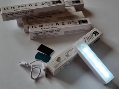 Светильник с датчиком движения Умный светодиодный беспроводной USB LED сенсорный регулируемый ночник на магнитах
