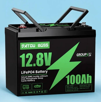 Аккумулятор LiFePO4 12.8V 100Ah 1280Wh Datouboss с BMS (литий-железо-фосфатный)