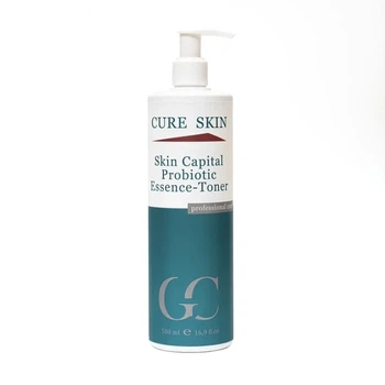 Пробіотична есенція-тонер для зміцнення шкіри Cure Skin Probiotic Essence-Toner Skin Capital 500 мл