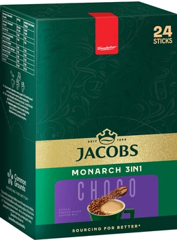 Кавовий напій Jacobs Monarch 3в1 FD Choco 15 г х 24 шт. (8714599107584)