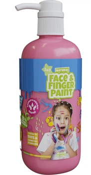 Naturalna farba do twarzy i palców Boti w butelce z pompką 1 l Różowa (1460596E) (4897046475192)