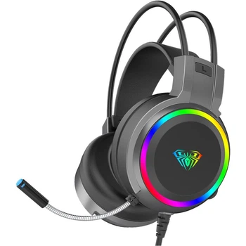 Наушники Aula S608 Wired Gaming Headset 3.5mm*2 + USB Black