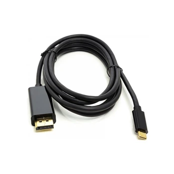 Кабель мультимедийный USB-C to DisplayPort M 1.8m Thunderbolt 3 4K PowerPlant