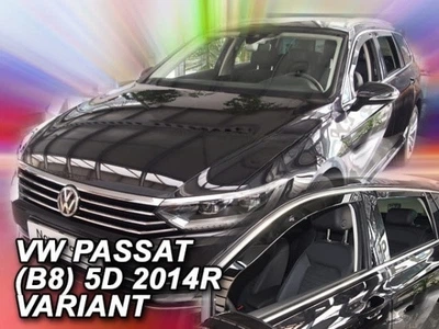 Дефлекторы окон ветровики Volkswagen Passat B8 5D Variant 15-23 вставные 4шт Heko Фольксваген Пассат Б8 АМ0008037