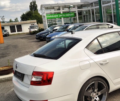 Skoda Octavia A7 2013- Спойлер козырек заднего стекла на заднее стекло Skoda Шкода Octavia A7 2013- АМ0026953