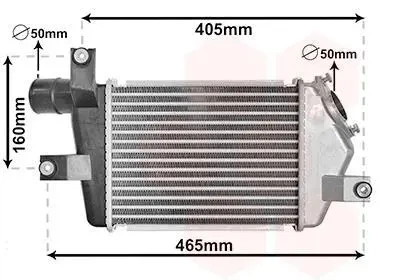 Інтеркулер MITSUBISHI L200/ PAJERO 07+ (вир-во Van Wezel) Van Wezel 32014702 Mitsubishi Pajero, L200 MN135001