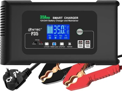 Интеллектуальное зарядное устройство HTRC P35 12V/24V (35A/18A) для кислотных, AGM, GEL и LiFePO4 аккумуляторов