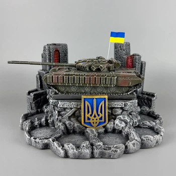 Штоф сувенирный «Т-64 БВ» подставка для стопок и бутылок (без посуды) | Подарок военному ВСУ PA_1007