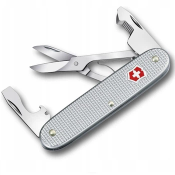 Складаний інструмент Victorinox Companion Slim Alox 6 функцій швейцарський 93 мм Сірий