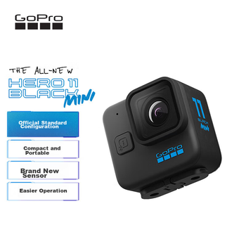 Кишенькова міні-камера GOPRO HERO11 Black, водонепроникна та ударостійка, для сімейного відеоблогу та відеоблогу з домашніми тваринами, камера для зйомки наосліп