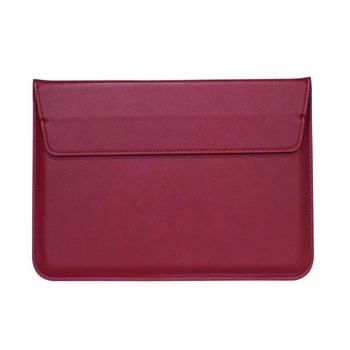 Чехол PU Sleeve Case для MacBook Air 15 A2941 красный для защиты от царапин и повреждений при переноске