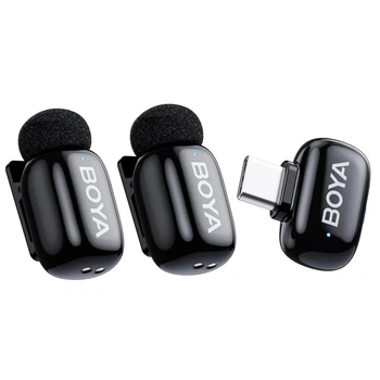 Беспроводной микрофон BOYA Mini-16 для телефона компактный для записи звука и трансляций на расстоянии до 100 м