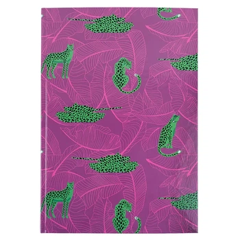 Книга записная Axent Leopard А4, 96 листов, клетка, розовая 8422-555-A