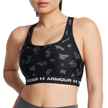 Спортивний топ жіночий Under Armour Crossback Mid Print XS М"ятний 1361042-348