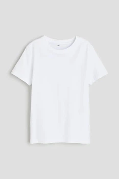 Футболка H&M базова для хлопчика 8-10 зріст 134-140 біла