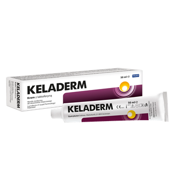 Keladerm крем с лактоферином для коррекции пигментации и постпроцедурных изменений кожи 50 мл