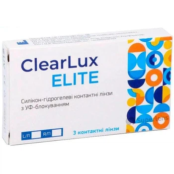 Контактні лінзи CLEARLUX ELITE 1 місяць діоптрія -3.5