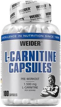 L-Карнітин Weider L-Carnitine Caps 100 капсул (4044782385715)