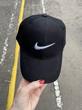 Бейсболка кепка Nike Черный с белым, L / 57-59
