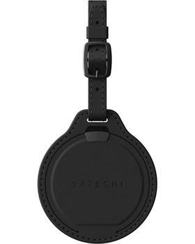 Багажная бирка-трекер Satechi FindAll для Apple / iPhone из экокожи (Black)