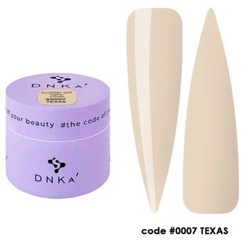 DNKa Builder Gel Light Універсальний трифазний гель #0007 Texas, 30 мл